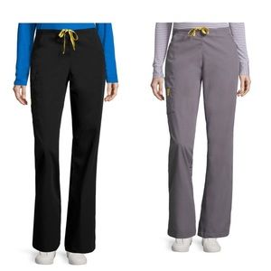 WonderWink Women's Flare Leg Scrub Pants 2-pack size Medium Tall